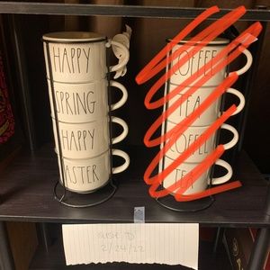 Rae Dunn Easter coffee cups!